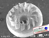 Etched microturbine